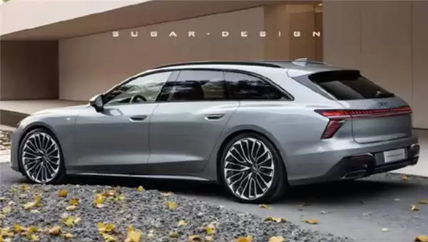 中国特供旅行车来了!上汽奥迪A7L无伪装谍照曝光:巨型黑色包围成焦点