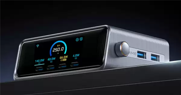 安克250W六口桌面充首发849元:4C+2A 配2.26寸LCD屏