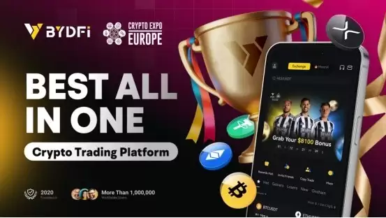 BYDFi 获评 Crypto Expo Europe 最佳一体化加密交易平台