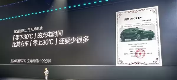 -20℃极寒不打折不！比亚第-代刀片池车实测：最快仅需分29