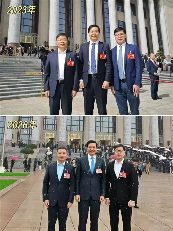 与雷军、姚劲波时隔3年再同框！何小鹏一个细节藏着20年友谊