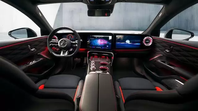 AMG GT XX四门轿跑量产版内饰公开:家族风,全是屏
