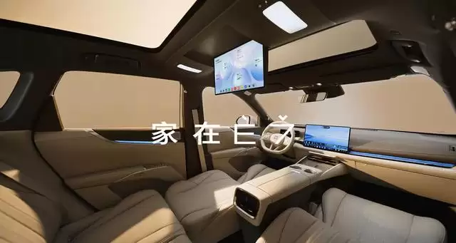 别克至境E7大五座SUV内饰亮相：零重力躺椅、保鲜冷暖箱等