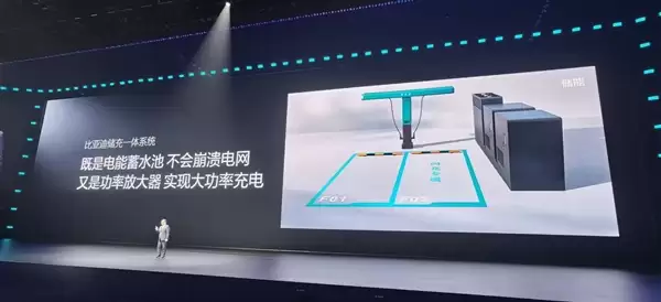 对用户最友好的充电桩 比亚迪发布闪充桩:悬吊设计、插拔不费劲