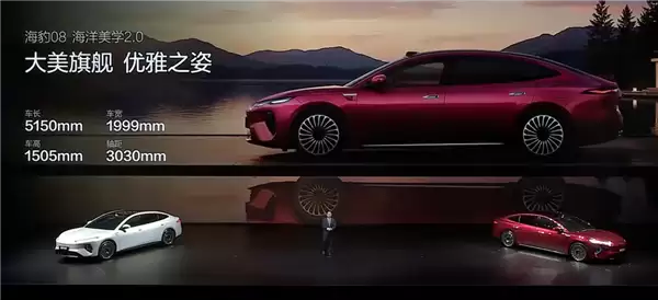 二代刀片电池、后轮转向上车!比亚迪海狮08全球首秀:车长超5.1米
