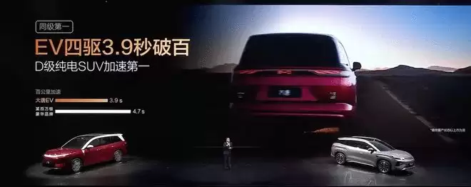 比亚迪大唐首发:三排七座大型旗舰SUV 续航950公里 后轮转向