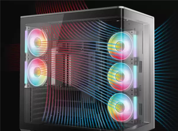 曲面海景房来了！九州风神新机箱首发699元 双仓结构设计