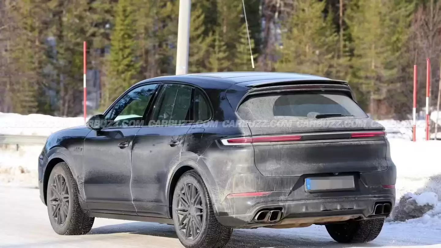 保时捷卡宴插电混动版Turbo E-Hybrid路测图曝光