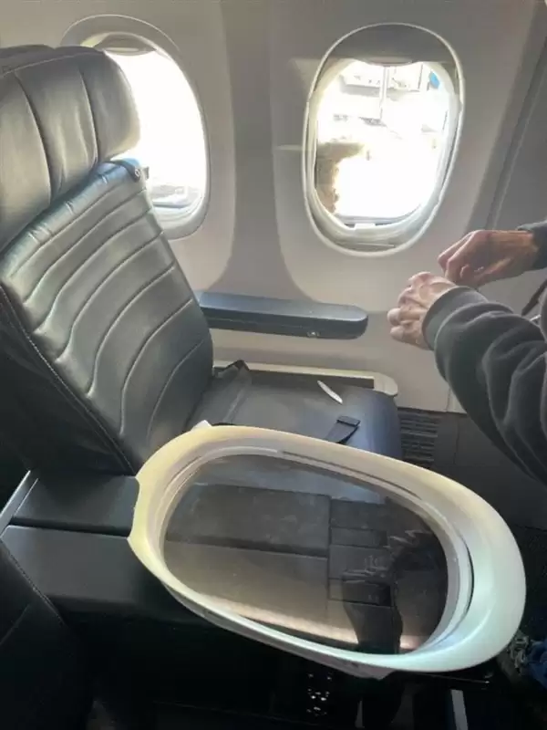 波音737客机遭鸟击 客舱玻璃开裂！现场画面公布