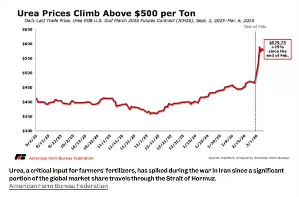 别光盯着原油 美伊战火另一受害者或掀起全球食品通胀