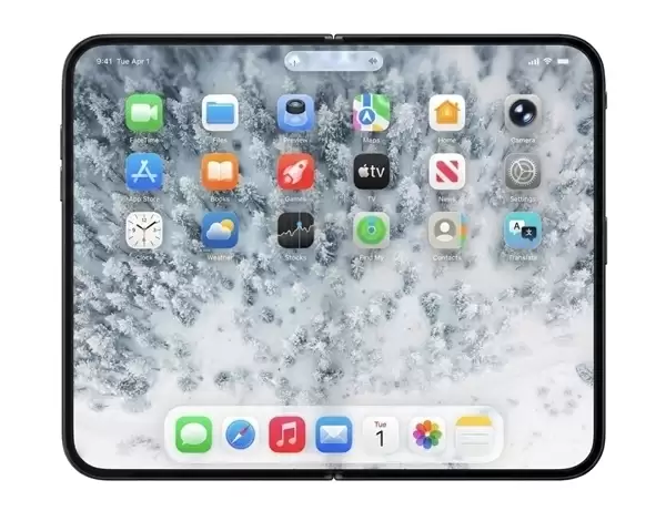 苹果首款折叠屏手机!iPhone Fold细节揭秘:机身太薄放弃Face ID