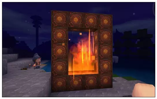 迷你世界里的地狱门怎么造