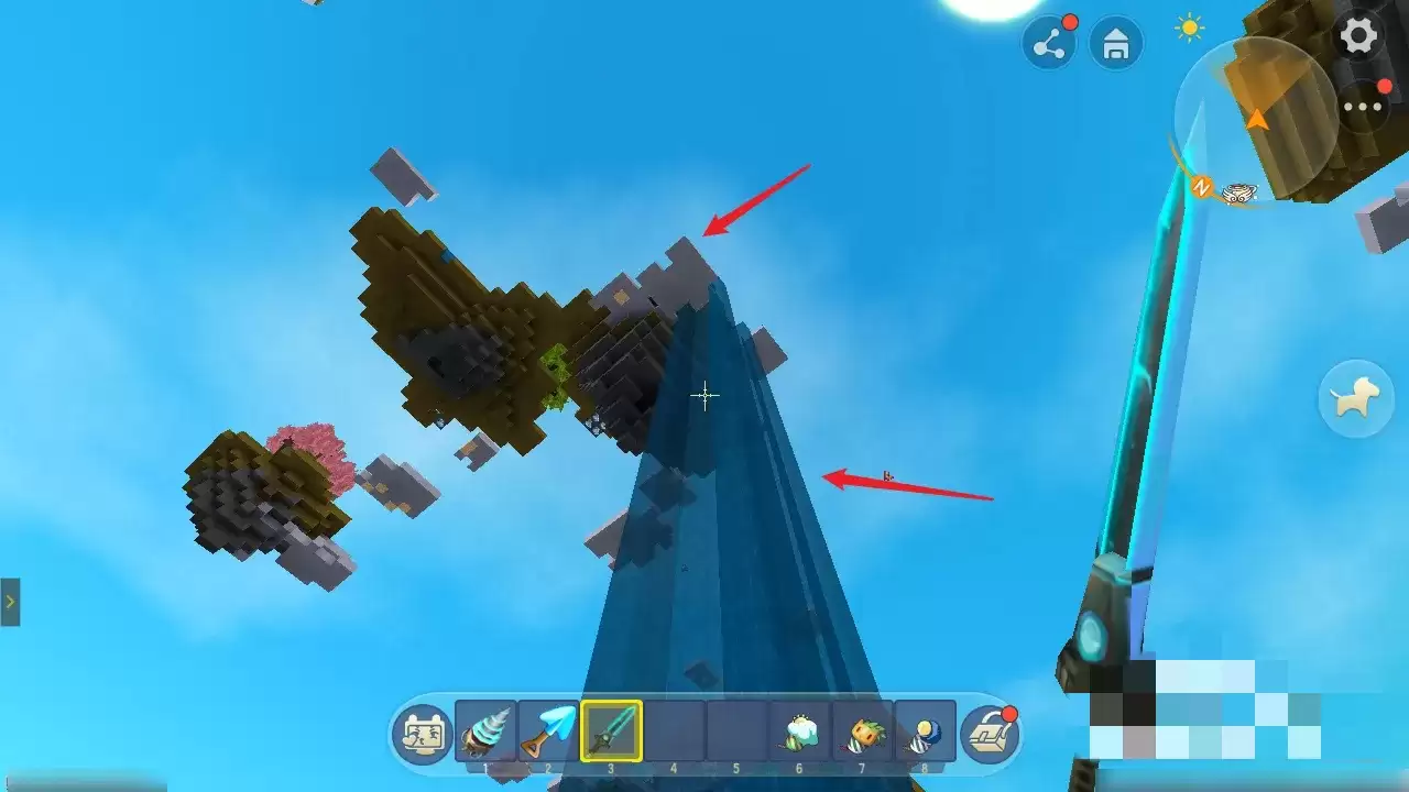 迷你世界在哪里能找到空岛