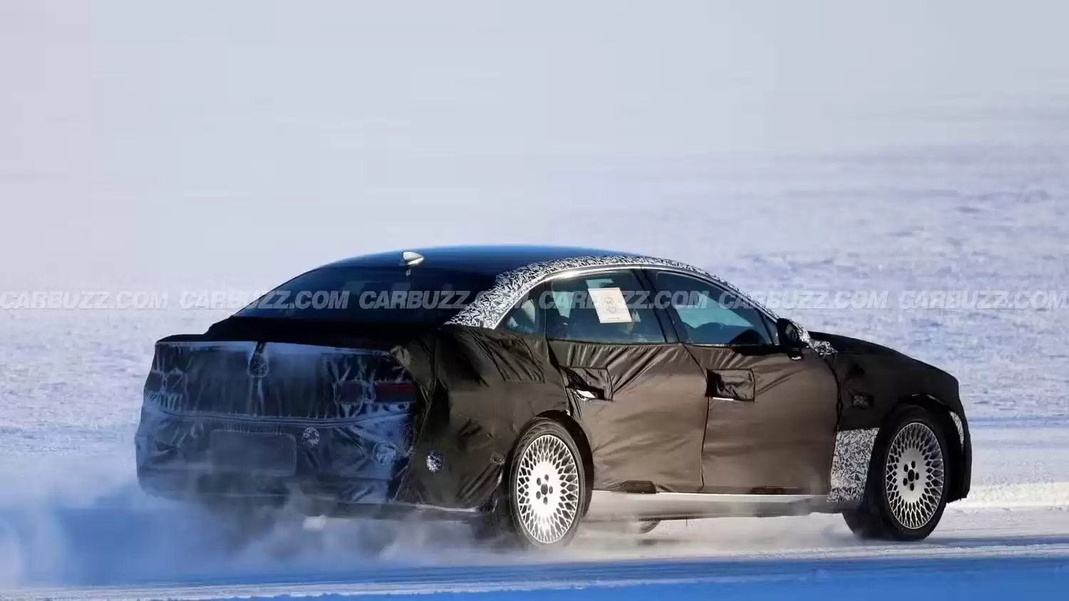 捷尼赛思G80混动版原型车曝光:纵置2.5T+双电机系统