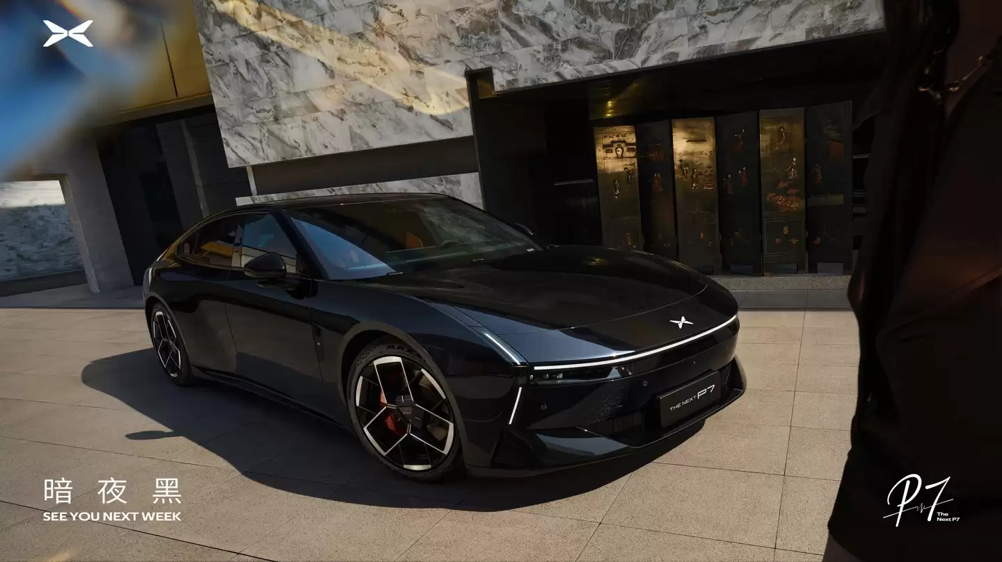 小鹏P7黑武士车色“暗夜黑”3月18日发布，官图先睹为快