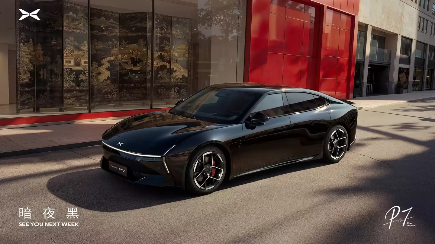 小鹏P7黑武士车色“暗夜黑”3月18日发布，官图先睹为快