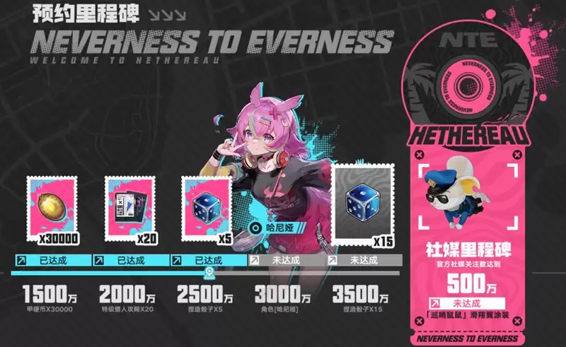 《异环》预约活动奖励一览