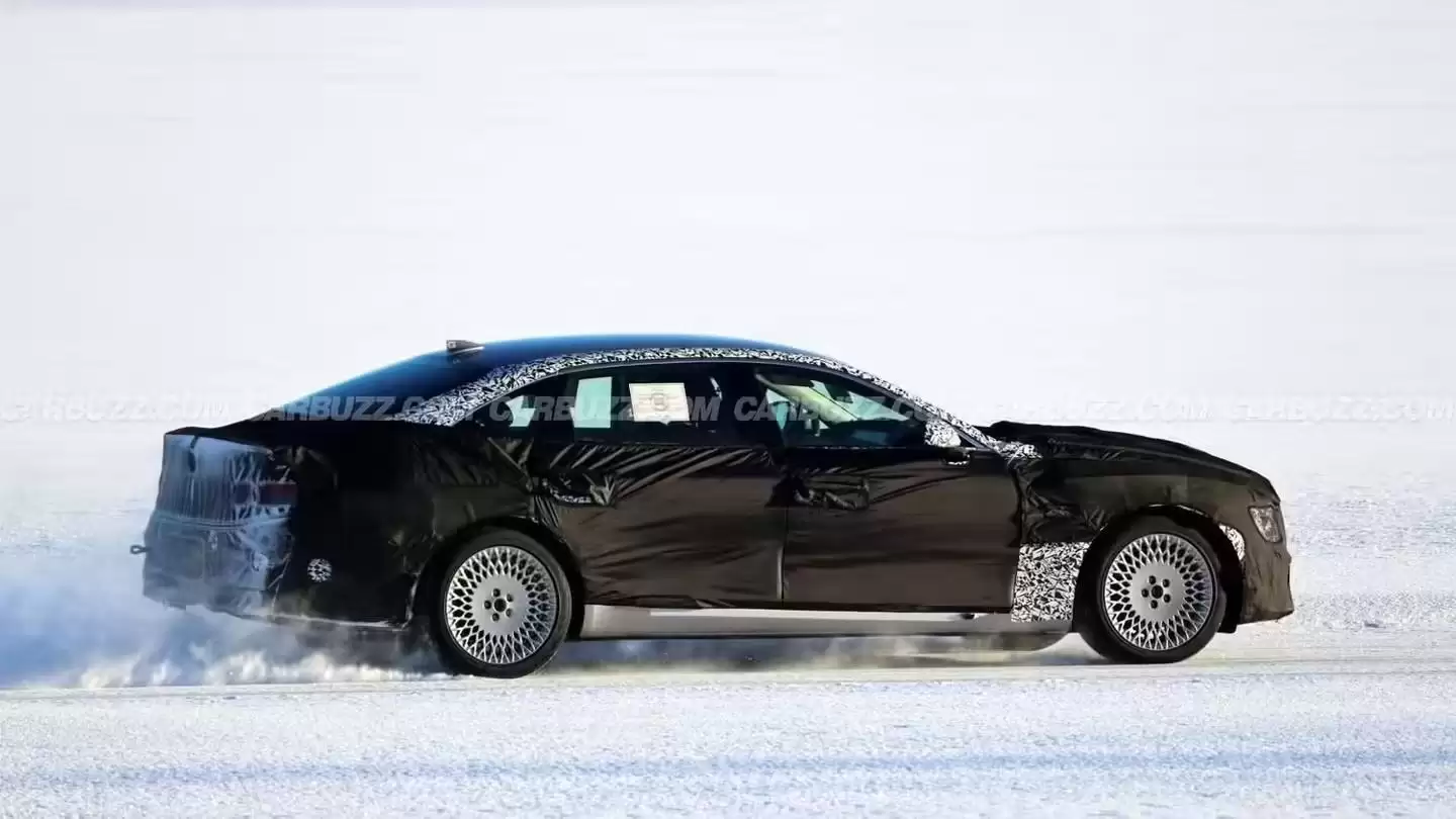 捷尼赛思G80混动版原型车曝光:纵置2.5T+双电机系统