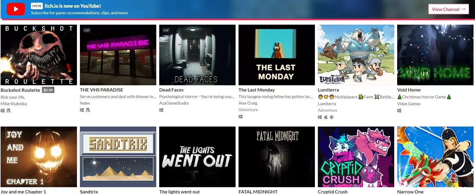 itch.io游戏入口免费