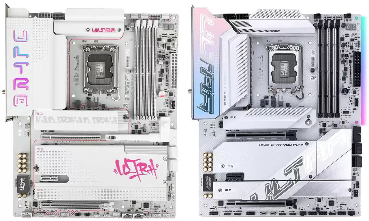 iGame主板对比图