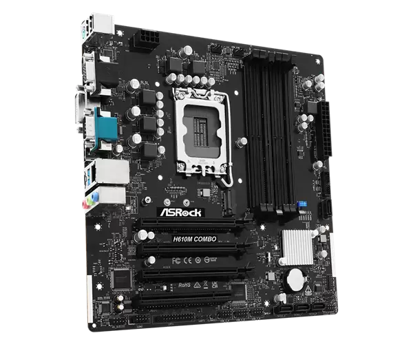 华擎发布混血版H610小主板:一条DDR4、两条DDR5