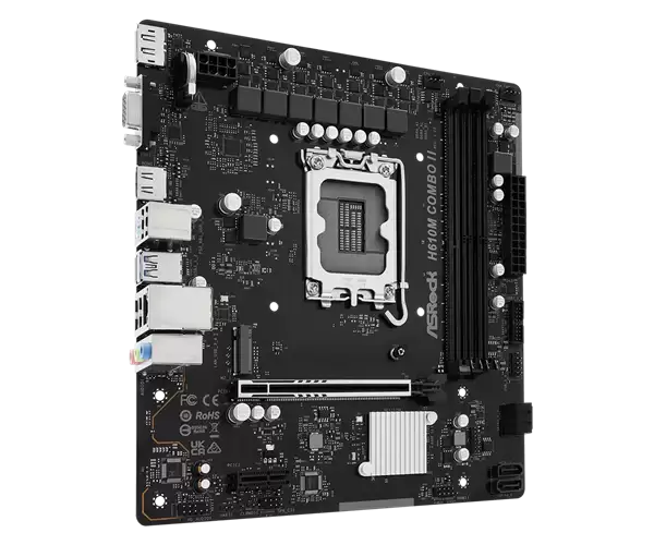 华擎发布混血版H610小主板:一条DDR4、两条DDR5