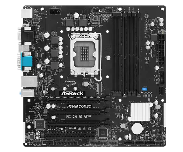 华擎发布混血版H610小主板:一条DDR4、两条DDR5