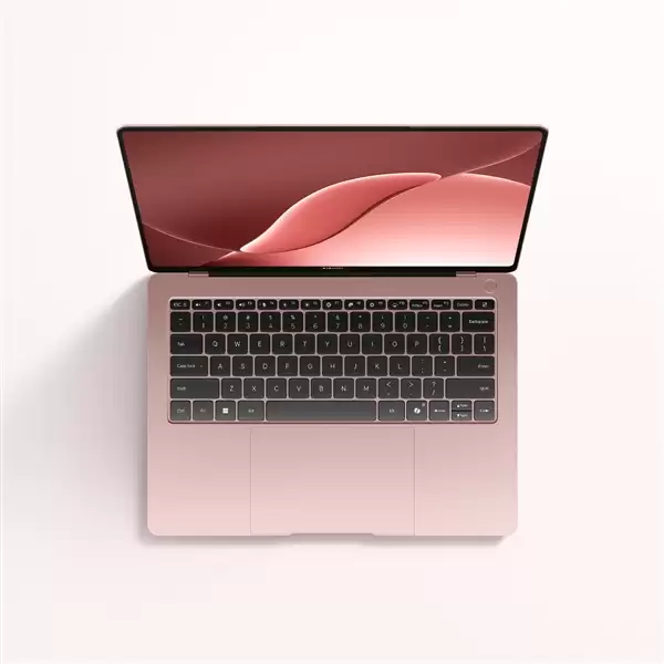 小米笔记本Pro 14柔光粉首次亮相！丝绒铝合金机身+1.08kg超轻本