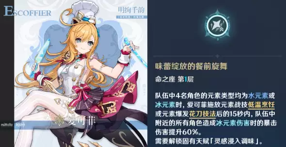 原神高性价比1命角色介绍