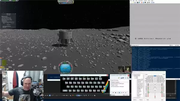 硬核操作!操控48KB内存的80年代家用电脑:成功模拟月球着陆