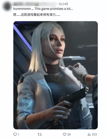 馋到爆炸!首发XGP新游女主美丽动人:老外狂舔