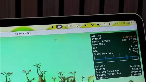 苹果MacBook Neo散热实在太差：加一块铜片 游戏性能直接翻倍！