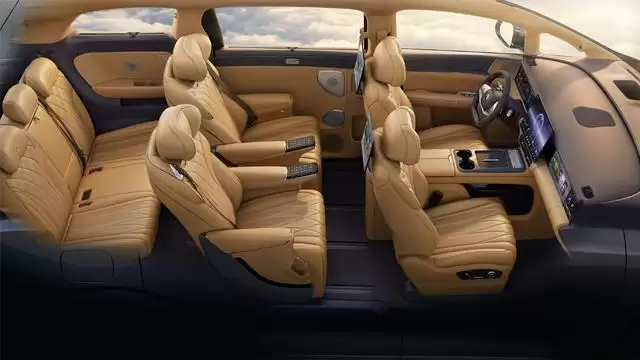 比亚迪第二代腾势D9内饰图首发,明日预售