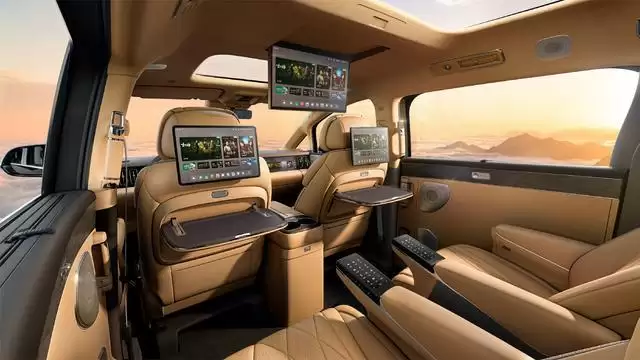 比亚迪第二代腾势D9内饰图首发,明日预售