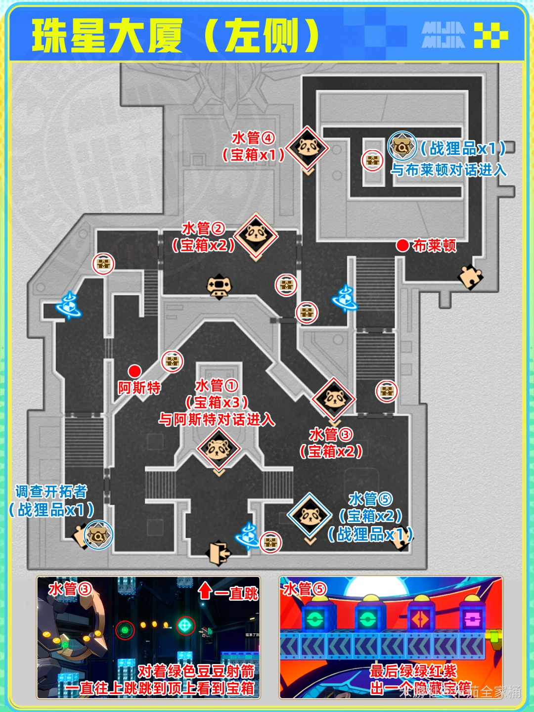 崩坏星穹铁道珠星大厦全宝箱收集攻略