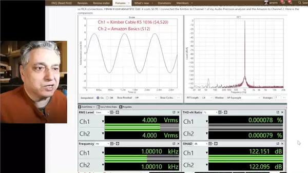 发烧友破大防！28000天价音频线实测：对比几十块普通线零差距