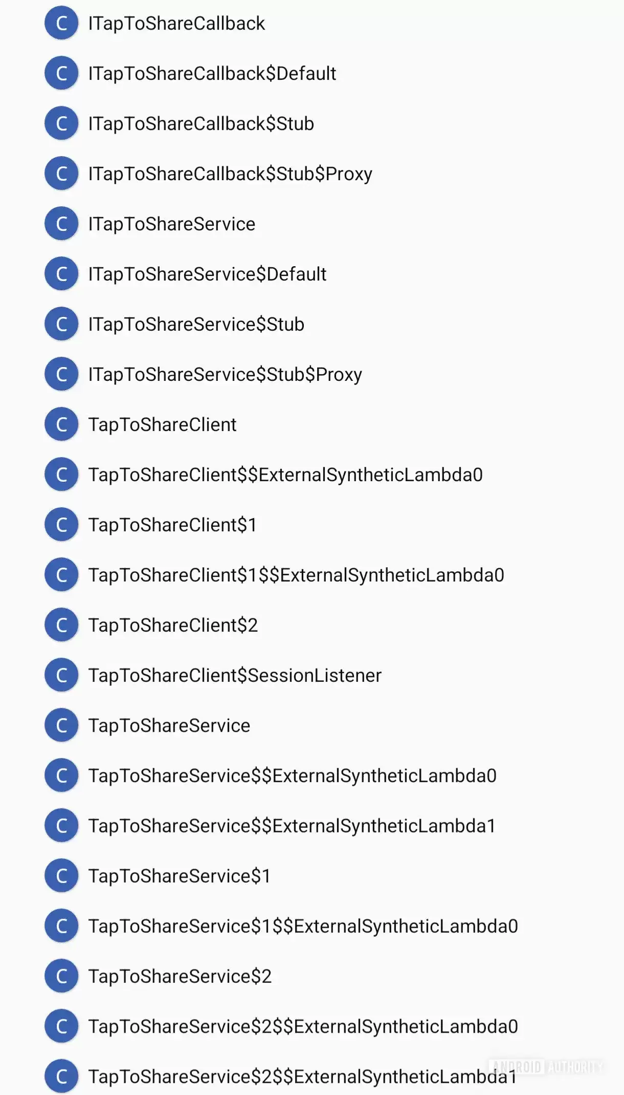 两台安卓手机也能贴贴传文件了,代码显示谷歌将推系统级轻触分享