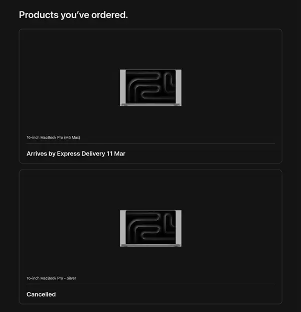 苹果顶级服务！主动取消M4 MacBook订单：换成最新M5