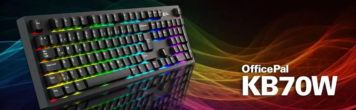 Sharkoon 旋刚推出双模全配列机械键盘 OfficePal K70W