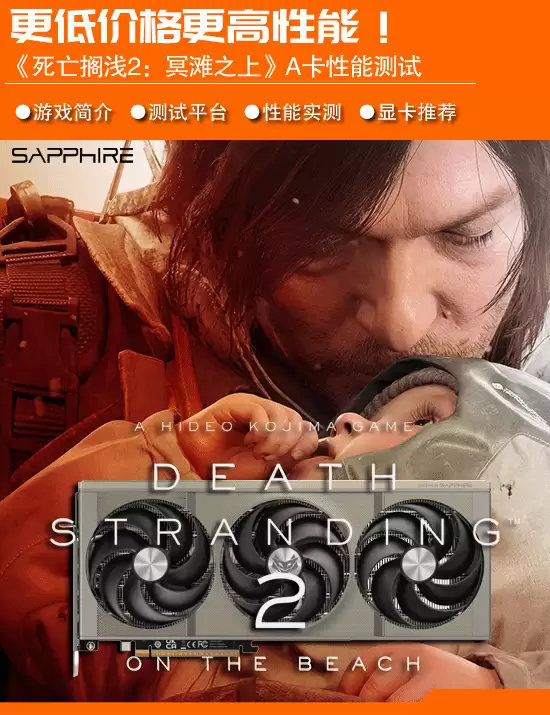 死亡搁浅2:冥滩之上PC版首发评测:RX 9000/7000显卡性能实测