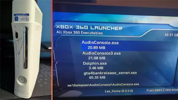 30块钱淘Xbox 360：竟然藏着GTA 4开发版！大量删减内容首次曝光