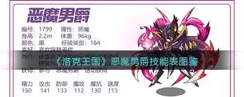 洛克王国恶魔伯爵技能是什么