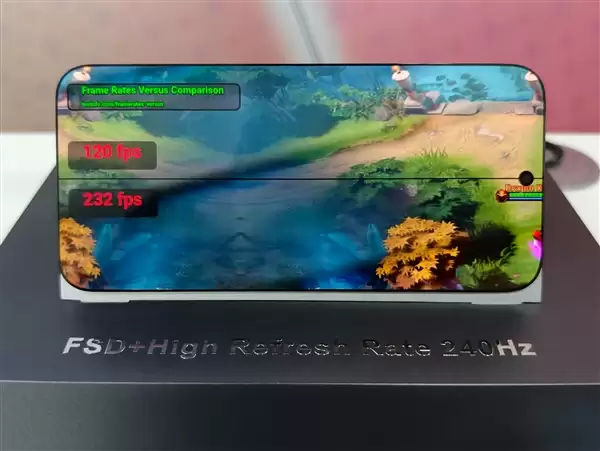 国屏之光!天马展示全球首款1.5K 240Hz超级高刷屏