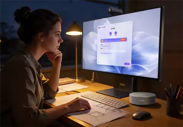 联想YOGA AI Mini主机首发5499元：配Ultra 5 325、DingOS系统
