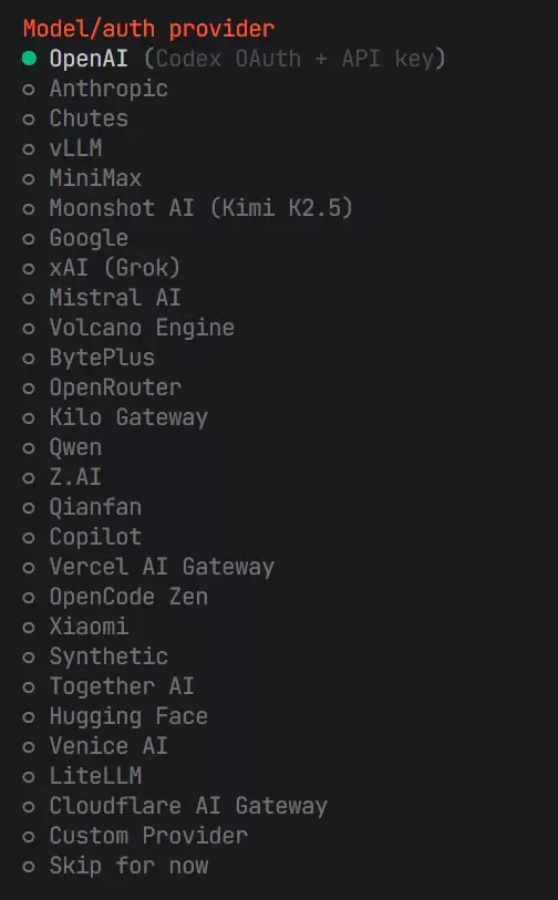 模型选择界面,展示Qwen等选项