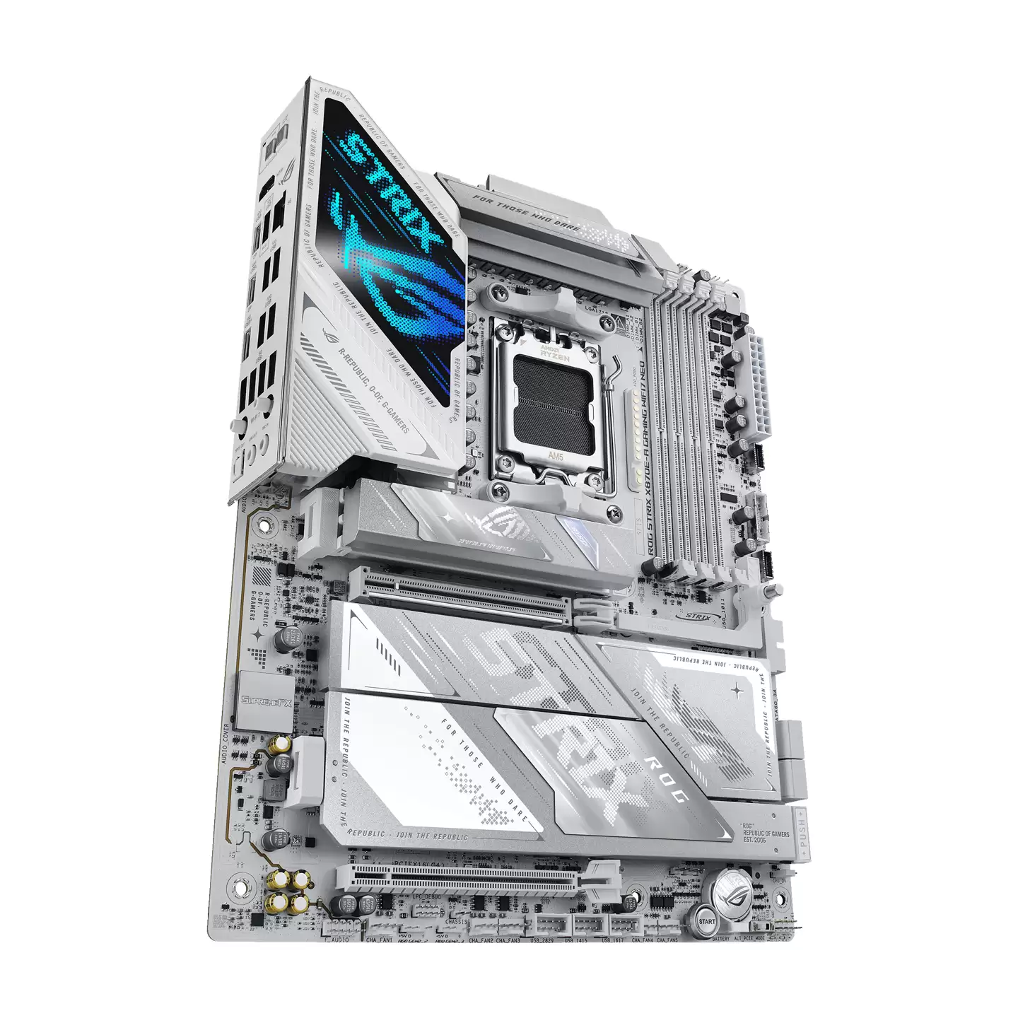 2999 元华硕 ROG X870E 吹雪 NEO 主板开售:5Gb 网口 + 双 USB-C 前置接口