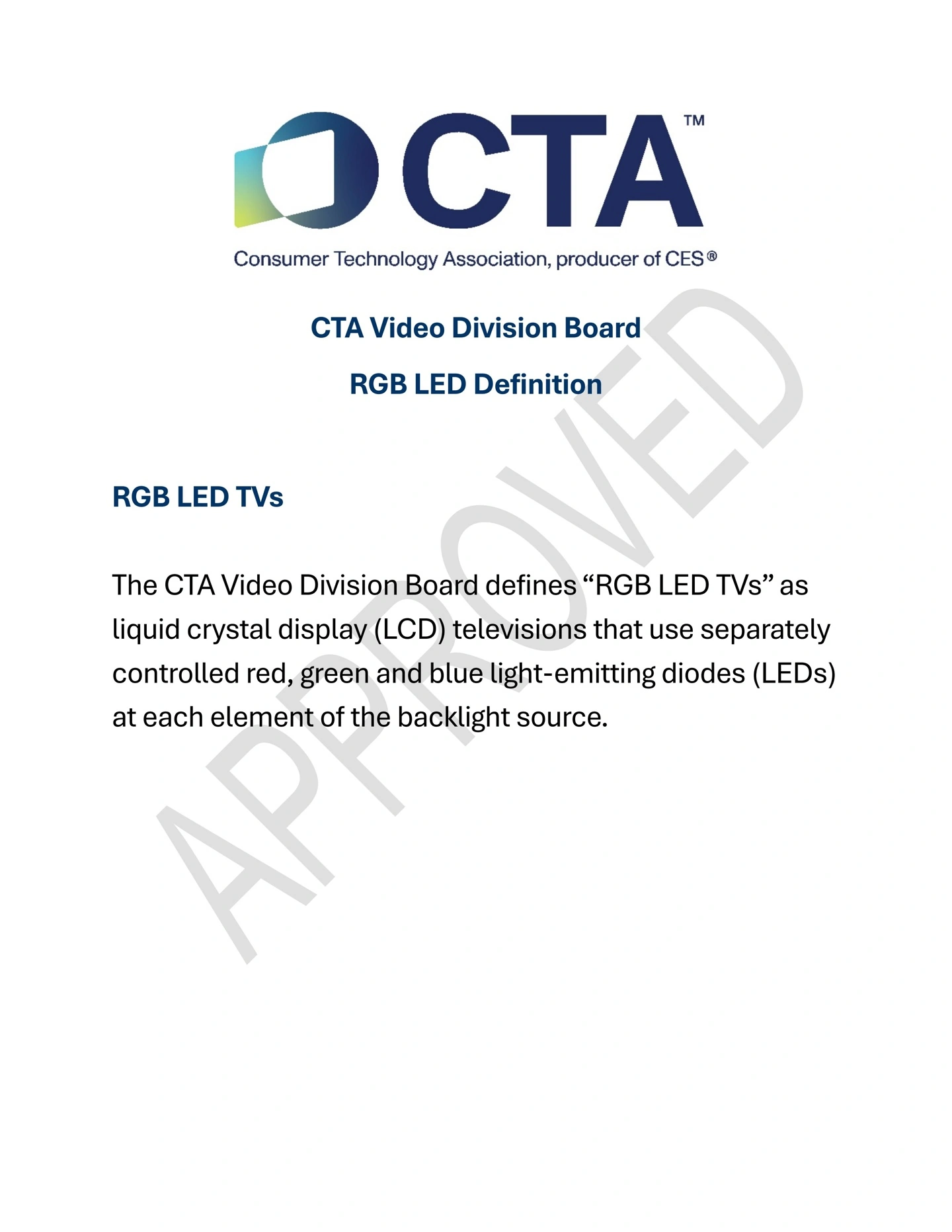 买 RGB-Mini LED 电视怕踩坑?国际权威机构给出标准