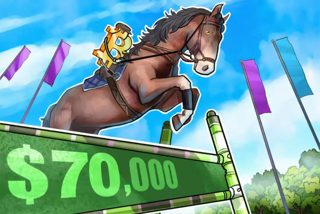 比特币(BTC)逼近7万美元,Coinbase Premium出现一个月以来首次绿色飙升