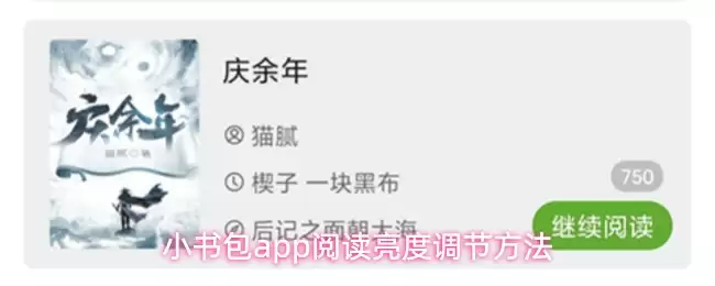 小书包app阅读亮度调节方法