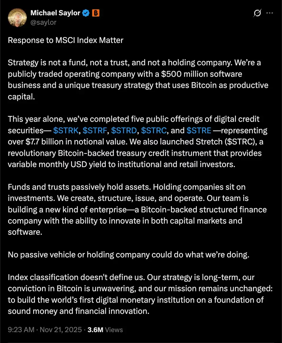 一文了解Strategy和比特币(BTC)支持者呼吁